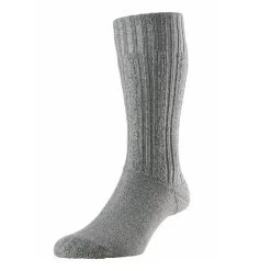 HJ Halls Merino Boot Sock – Grey