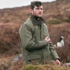 Hoggs Of Fife Kinloch Technical Tweed Field Coat - Autumn Bracken