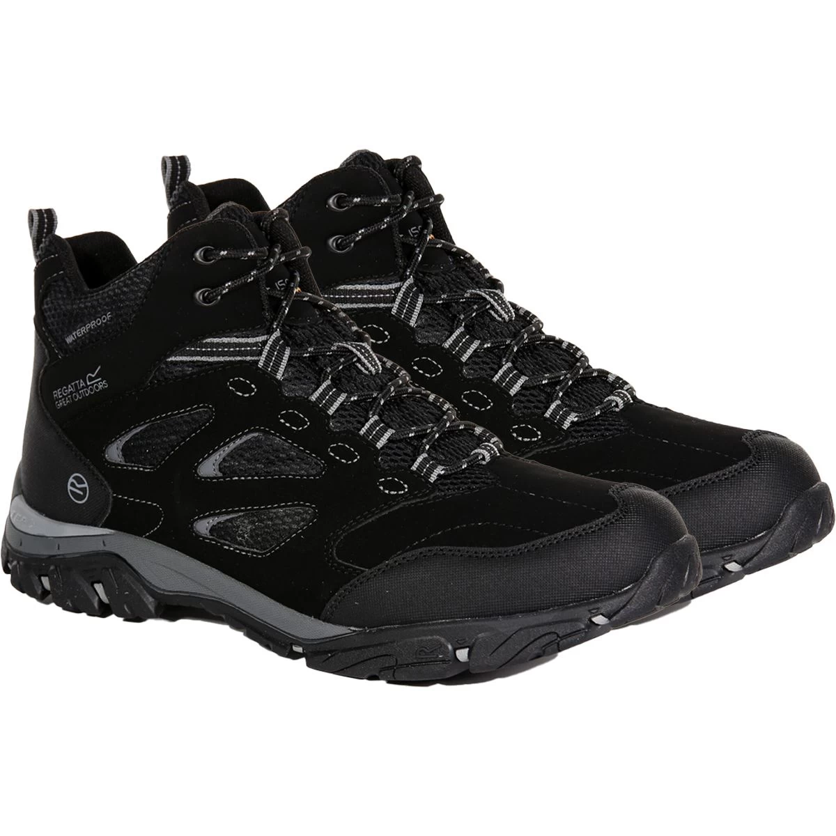 Regatta Men's Holcombe IEP Mid Walking Boots - Black / Granite 7 Regatta Men's Holcombe IEP Mid Walking Boots - Black / Granite - Image 7