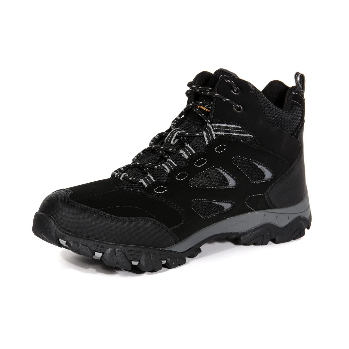 Regatta Men's Holcombe IEP Mid Walking Boots - Black / Granite 4 Regatta Men's Holcombe IEP Mid Walking Boots - Black / Granite - Image 4