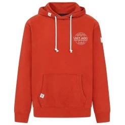 Lazy Jacks Men’s Printed Hooded Sweatshirt - Saffron -Fashionable Man hooded sweatshirt saffron 1 1