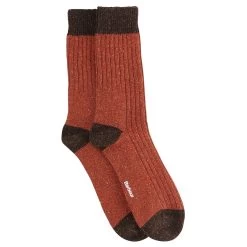 Barbour Men's Houghton Sock - Burnt Orange