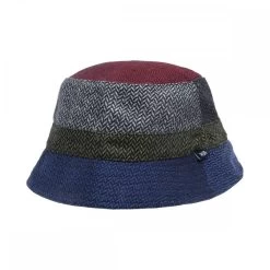 HUF Pops Herringbone Bucket Hat - Black