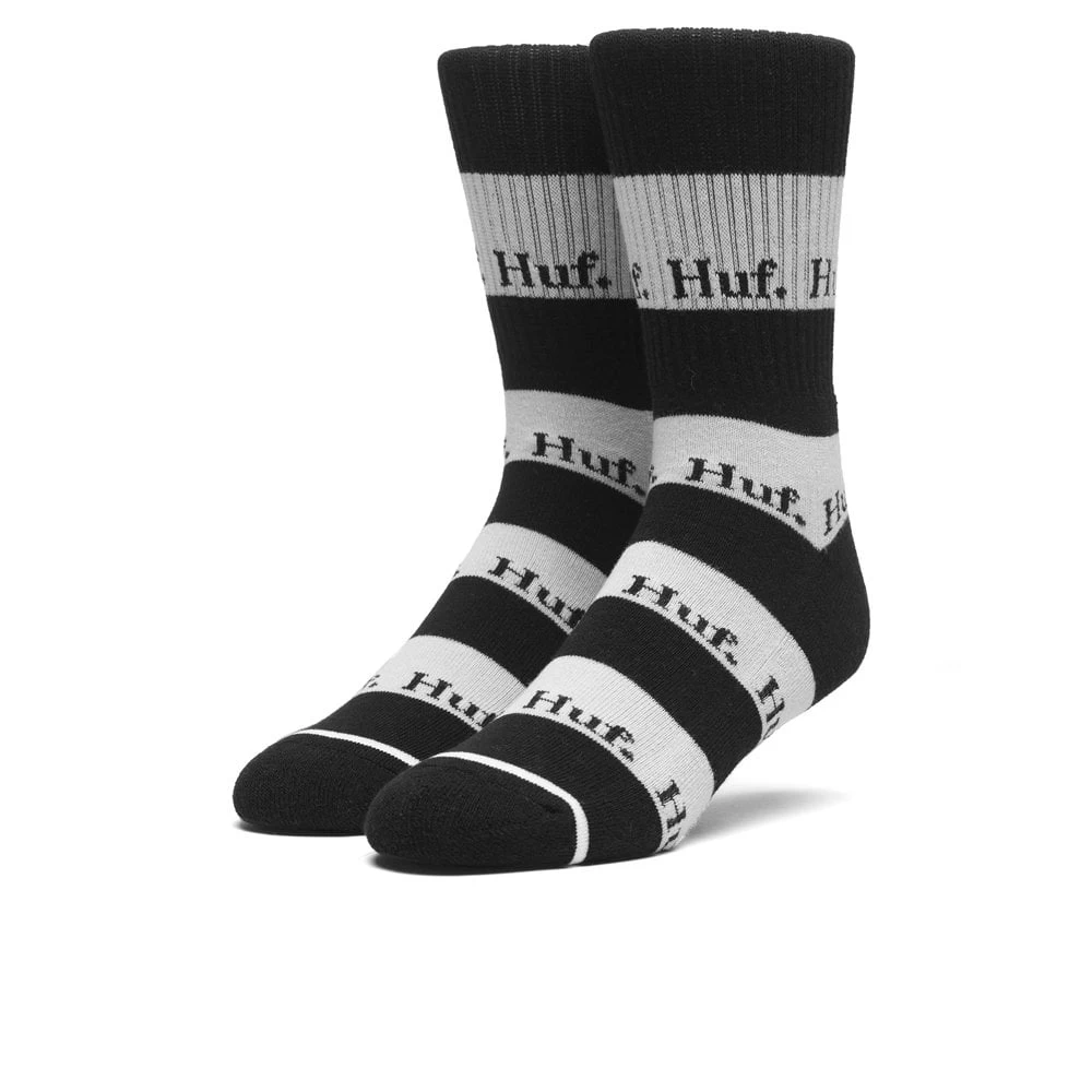 HUF Stripe Logo Sock 2 HUF Stripe Logo Sock - Image 2