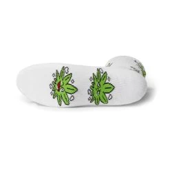 HUF X Alienlabs 420 Kawaii Green Buddy Crew Sock -Fashionable Man huf x alienlabs 420 kawaii green buddy crew sock p116107 592280 image