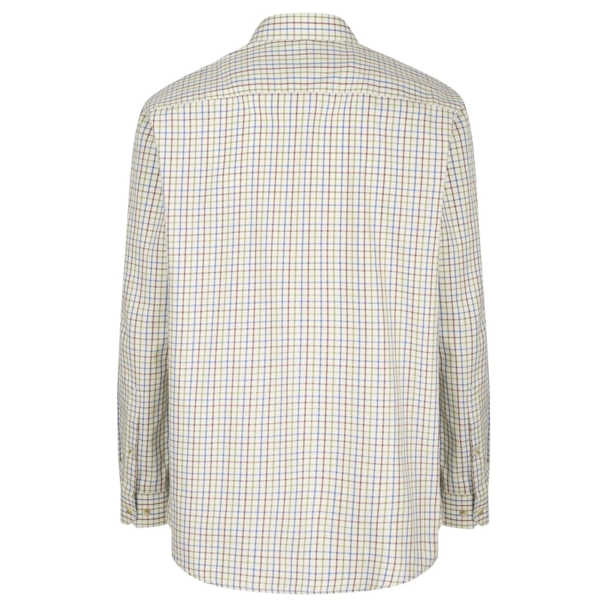 Hoggs Of Fife Inverness Cotton Tattersall Shirt - Wine/Blue/Green 2 Hoggs Of Fife Inverness Cotton Tattersall Shirt - Wine/Blue/Green - Image 2