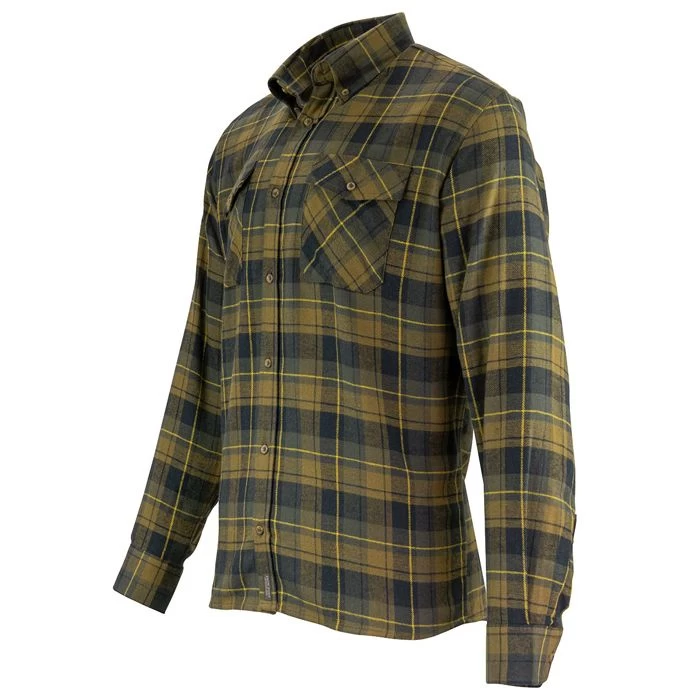 Jack Pyke Men’s Flannel Shirt – Brown Check 2 Jack Pyke Men’s Flannel Shirt – Brown Check - Image 2