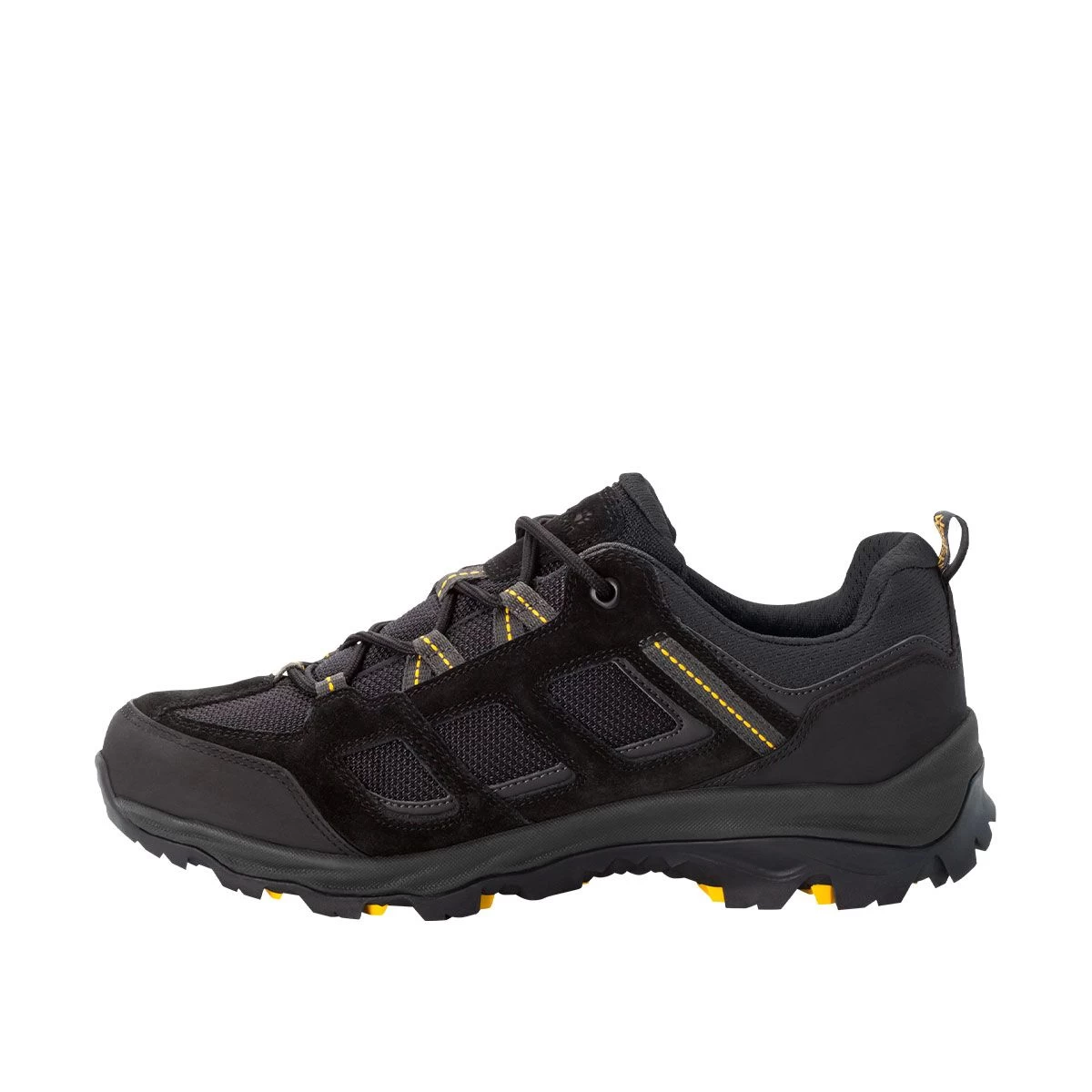 Jack Wolfskin Men’s Vojo Texapore Low Walking Shoe– Black/Yellow - Image 2