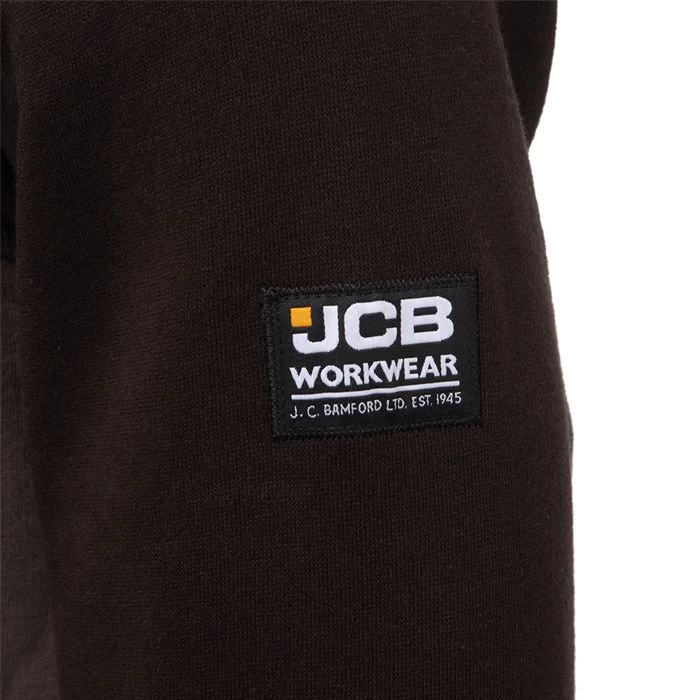 JCB Horton Logo Hoodie – Black & Grey 5 JCB Horton Logo Hoodie – Black & Grey - Image 5