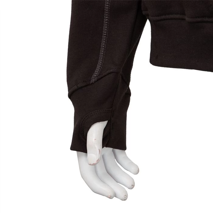 JCB Horton Logo Hoodie – Black & Grey 6 JCB Horton Logo Hoodie – Black & Grey - Image 6