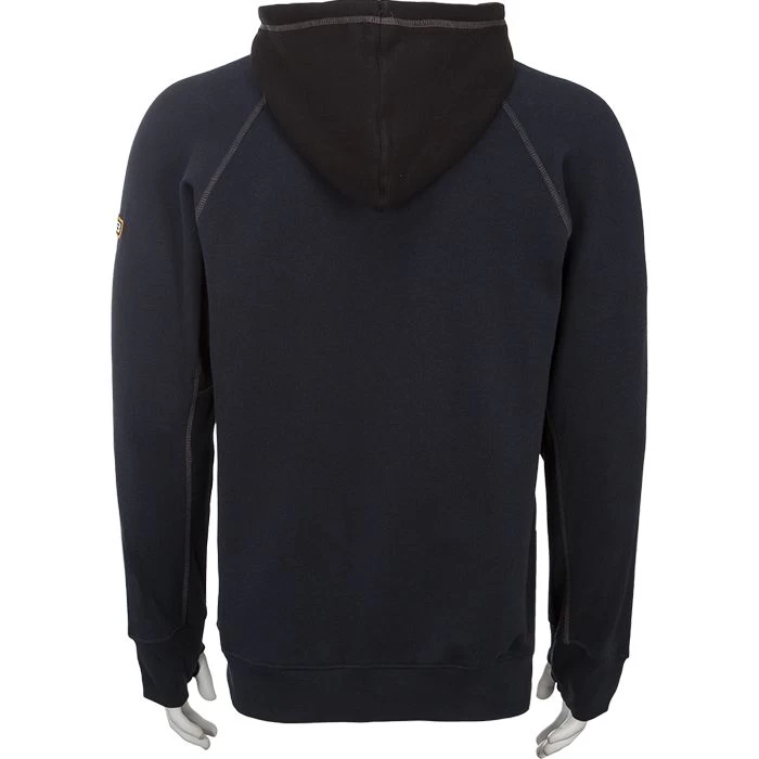 JCB Horton Logo Hoodie – Navy & Black 3 JCB Horton Logo Hoodie – Navy & Black - Image 3