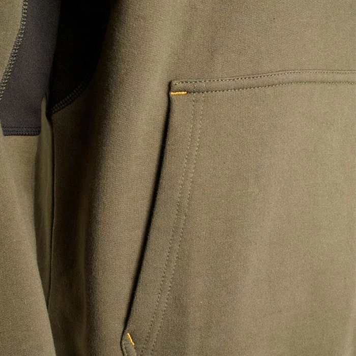 JCB Horton Logo Hoodie – Olive & Black 3 JCB Horton Logo Hoodie – Olive & Black - Image 3