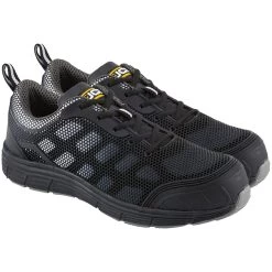 JCB Men's Cagelow Safety Trainers - Black/Grey