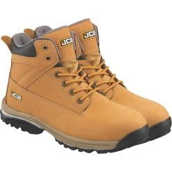 JCB Men's Workmax Safety Boots - Honey