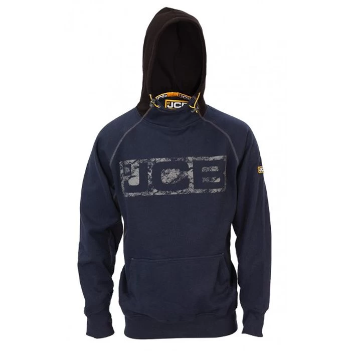 JCB Horton Logo Hoodie – Navy & Black 5 JCB Horton Logo Hoodie – Navy & Black - Image 5