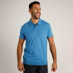 Weird Fish Men's Jetstream Polo Shirt - Blue Sapphire -Fashionable Man jetstream branded polo blusapph 1 1