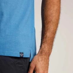 Weird Fish Men's Jetstream Polo Shirt - Blue Sapphire -Fashionable Man jetstream branded polo blusapph 5