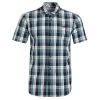 Weird Fish Men's Judd Short Sleeve Check Shirt - Dusty Blue