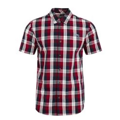 Weird Fish Men's Judd Short Sleeve Check Shirt - Garnet 5 Weird Fish Men's Judd Short Sleeve Check Shirt - Garnet -Fashionable Man judd shrt slv chk shrt garnet 2