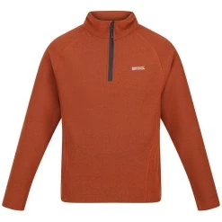 Regatta Men's Kenger Half Zip Honeycomb Fleece - Burnt Copper -Fashionable Man kenger burnt copper 6