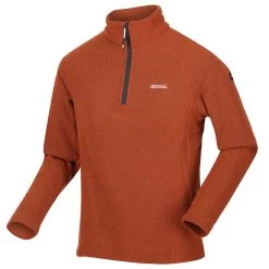Regatta Men's Kenger Half Zip Honeycomb Fleece - Burnt Copper -Fashionable Man kenger burnt copper 8