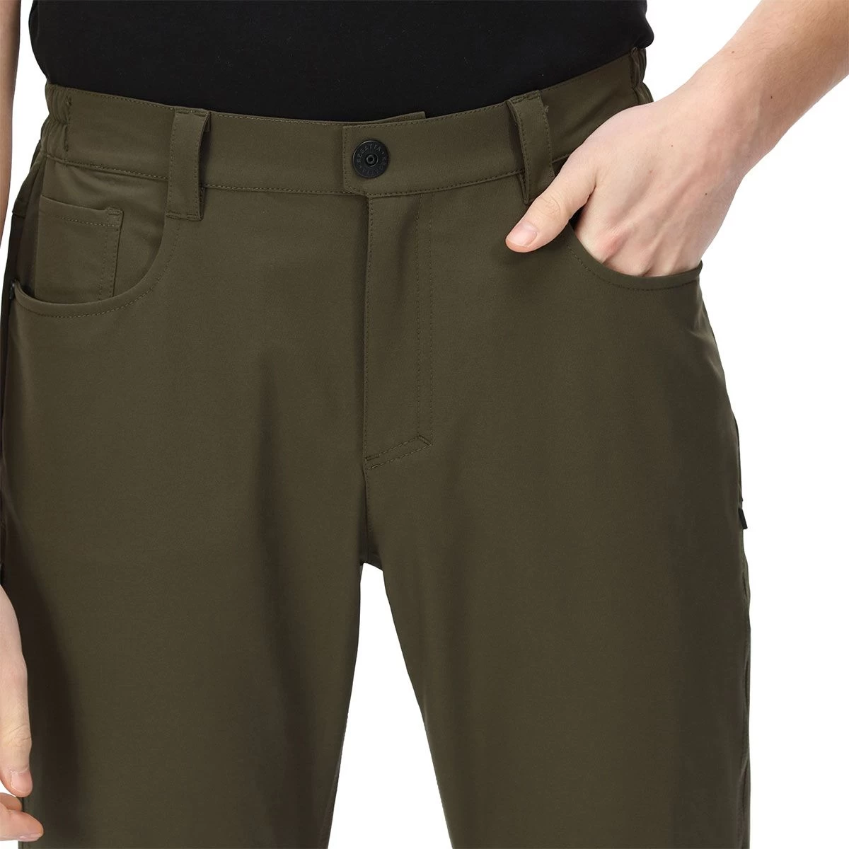 Regatta Men's Kennick Trousers - Dark Khaki 7 Regatta Men's Kennick Trousers - Dark Khaki - Image 7