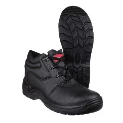 Centek Men's FS330 Safety Boots - Black 10 Centek Men's FS330 Safety Boots - Black -Fashionable Man lace up safety boot black 3