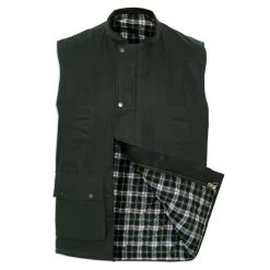 Champion Men’s Lanark Wax Waistcoat – Olive 6 Champion Men’s Lanark Wax Waistcoat – Olive -Fashionable Man lanark 2