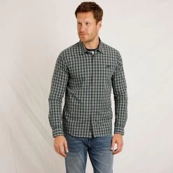Weird Fish Men's Lando Long Sleeve Check Shirt - Shadow 17 Weird Fish Men's Lando Long Sleeve Check Shirt - Shadow -Fashionable Man lando ls check shirt shadow 2 1