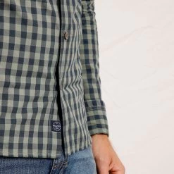 Weird Fish Men's Lando Long Sleeve Check Shirt - Shadow 14 Weird Fish Men's Lando Long Sleeve Check Shirt - Shadow -Fashionable Man lando ls check shirt shadow 3