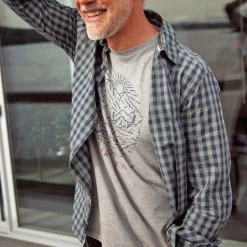 Weird Fish Men's Lando Long Sleeve Check Shirt - Shadow 16 Weird Fish Men's Lando Long Sleeve Check Shirt - Shadow -Fashionable Man lando ls check shirt shadow 7