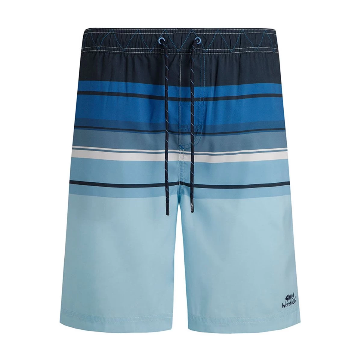 Weird Fish Men's Lucknow Striped Board Shorts - Blue Sapphire 6 Weird Fish Men's Lucknow Striped Board Shorts - Blue Sapphire - Image 6