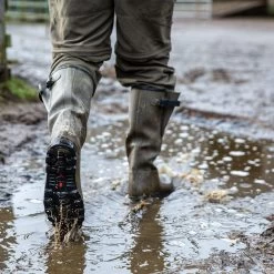 Le Chameau Men's Vierzon Jersey Wellington Boots - Vert Chameau -Fashionable Man le chameau vierzon jersey wellington boots vert chameau 4 1