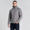 Craghoppers Men’s Logan Half Zip Fleece – Quarry Grey Marl