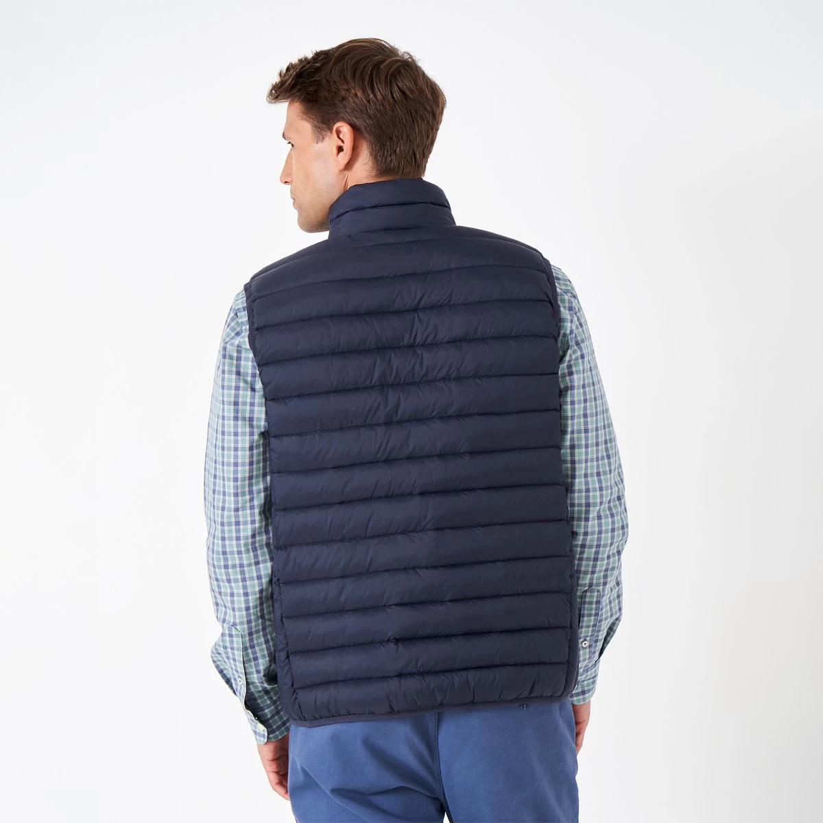Crew Clothing Men's Lightweight Lowther Quilted Gilet - Navy 5 Crew Clothing Men's Lightweight Lowther Quilted Gilet - Navy - Image 5