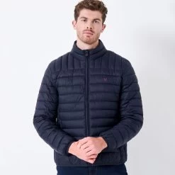 Crew Clothing Men's Lightweight Lowther Quilted Jacket - Navy