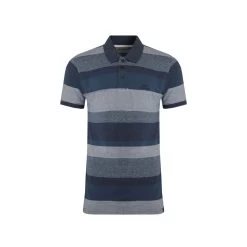 Weird Fish Men's Lymore Organic Striped Polo Shirt - Midnight -Fashionable Man lymor slb piq strppolo mnight 1 1
