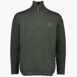 Swanndri Men's Mariner ¼ Zip Sweater - Olive 19 Swanndri Men's Mariner ¼ Zip Sweater - Olive -Fashionable Man mariner 14 zip nck sweater olv 4