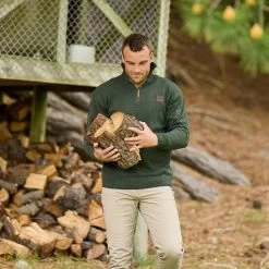 Swanndri Men's Mariner ¼ Zip Sweater - Olive 13 Swanndri Men's Mariner ¼ Zip Sweater - Olive -Fashionable Man mariner 14 zip nck sweater olv 9