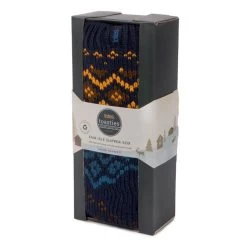 Totes Men's Fleece Lined Slipper Socks - Fairisle -Fashionable Man mens fairisle slipper socks 4