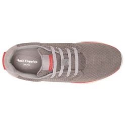 Hush Puppies Men’s Lace Up Good Shoe – Grey -Fashionable Man mens good lace up grey 5