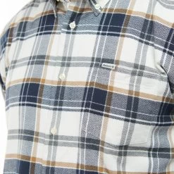 Barbour Men's Mentmore Regular Shirt - Ecru 16 Barbour Men's Mentmore Regular Shirt - Ecru -Fashionable Man mentmore 8