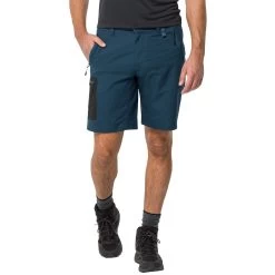 Jack Wolfskin Men's Active Track Shorts - Dark Sea