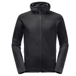 Jack Wolfskin Men's Baiselberg Full Zip Hooded Fleece Jacket - Black 8 Jack Wolfskin Men's Baiselberg Full Zip Hooded Fleece Jacket - Black -Fashionable Man mns baiselberg hooded fz black 4
