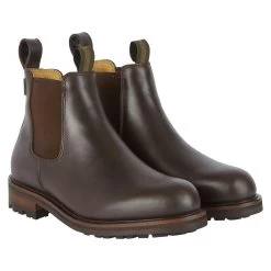 Le Chameau Men's Aventure Cuir Chelsea Boots - Marron Foncé