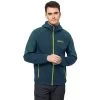 Jack Wolfskin Men's Feldberg Softshell Hooded Jacket - Dark Sea