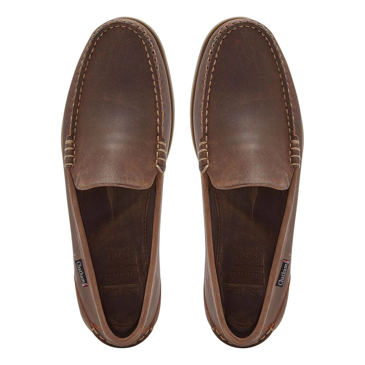 Chatham Men's Fraser G2 Loafer Shoes - Walnut 5 Chatham Men's Fraser G2 Loafer Shoes - Walnut - Image 5