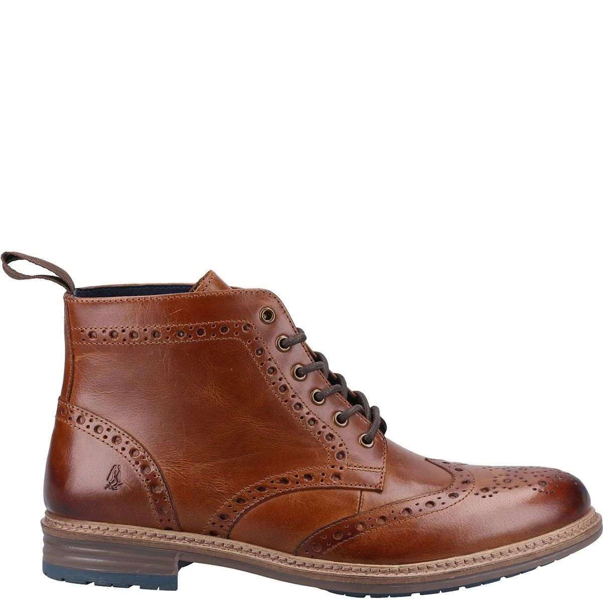 Hush Puppies Men's Joshua Brogue Boots - Tan 4 Hush Puppies Men's Joshua Brogue Boots - Tan - Image 4