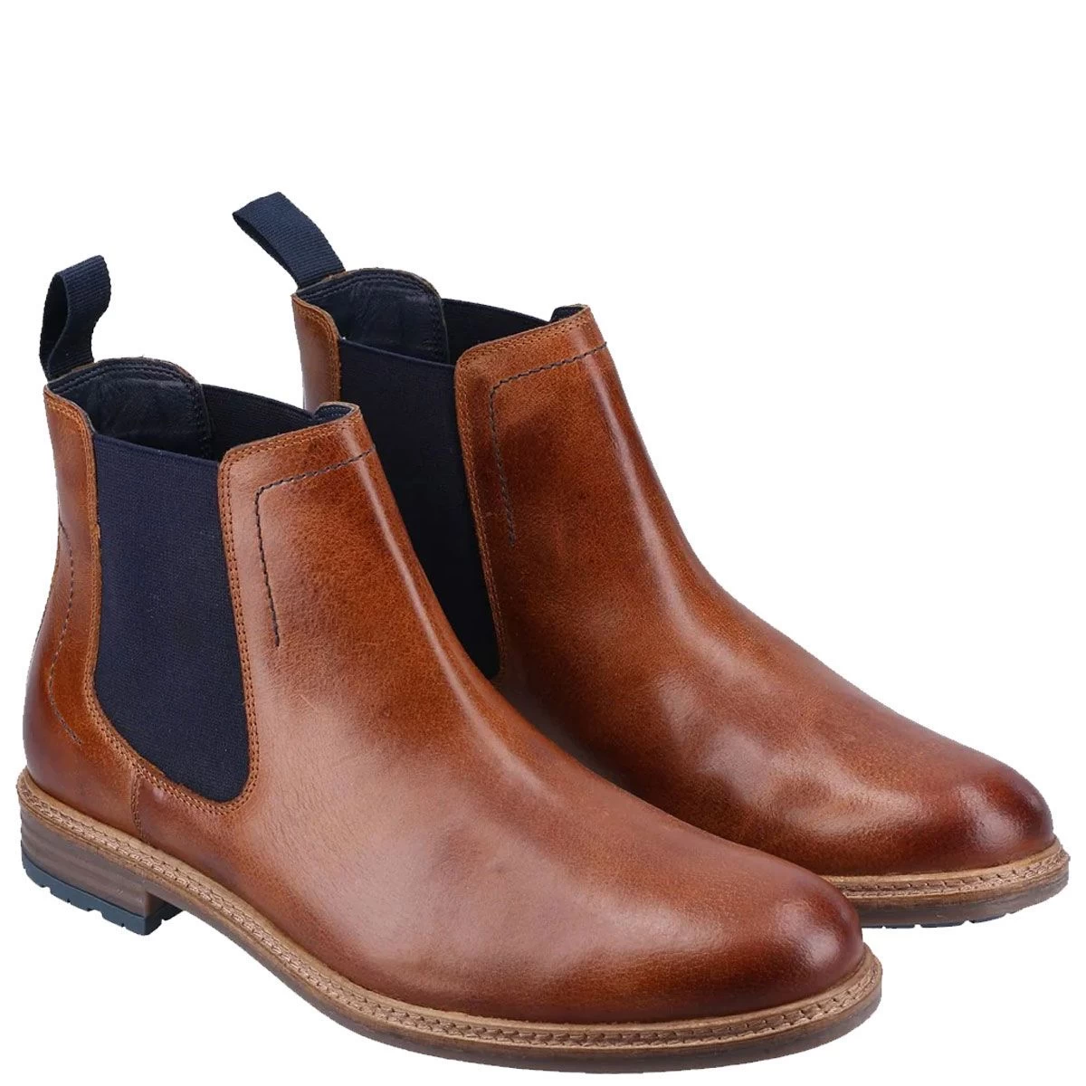 Hush Puppies Men's Justin Chelsea Boots - Tan 3 Hush Puppies Men's Justin Chelsea Boots - Tan - Image 3