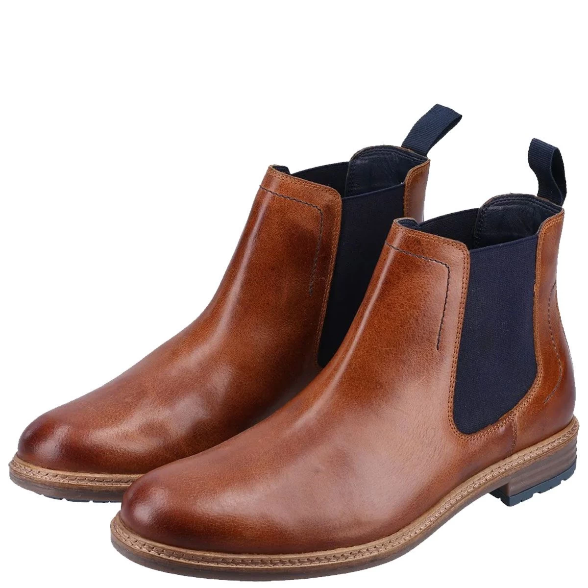 Hush Puppies Men's Justin Chelsea Boots - Tan 8 Hush Puppies Men's Justin Chelsea Boots - Tan - Image 8